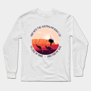 The Australian Outback, Aussie Bush Shirt, Australian Souvenir Long Sleeve T-Shirt